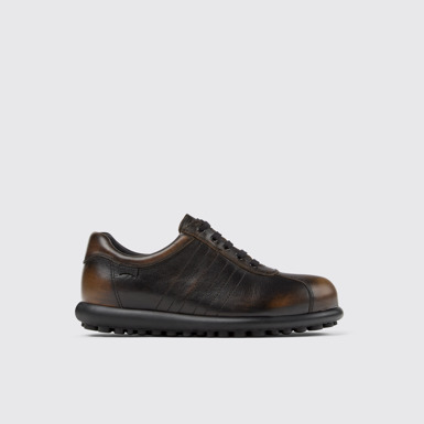 Side view of Pelotas Bi-color Leather Shoes for Women