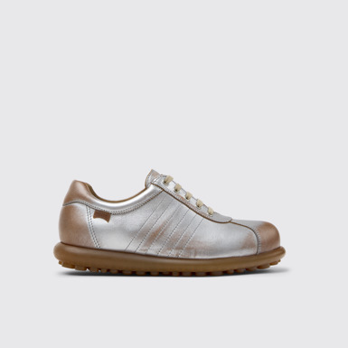 Side view of Pelotas Multicolor Leather Shoe for Women.