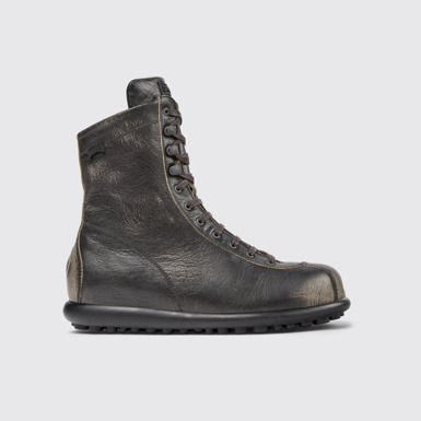 Side view of Pelotas Bi-color Leather Boots for Women