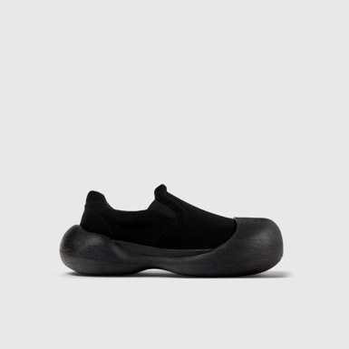 Side view of Caramba Black TENCEL® Lyocell Loafers
