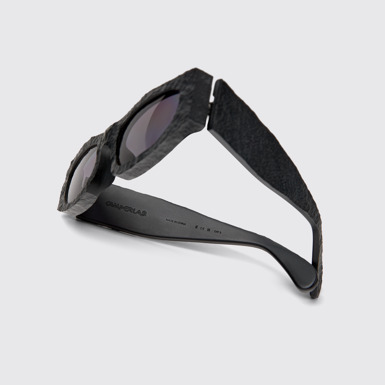 HIRMU Sunglasses Schwarze Sonnenbrille HIRMU aus Acetat