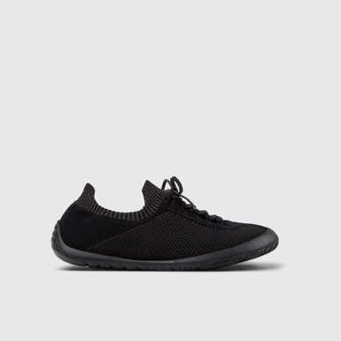 Side view of Path Multicolor Textile Sneakers for Men.