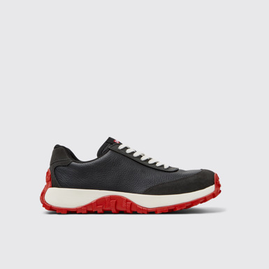 Side view of Drift Trail VIBRAM Multicolor Leather Sneakers for Men.