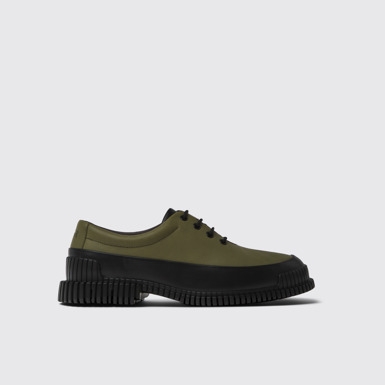 Side view of Twins Multicolor Leather Shoes for Men.