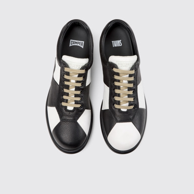 Overhead view of Twins Multicolor Leather Men's Shoe.