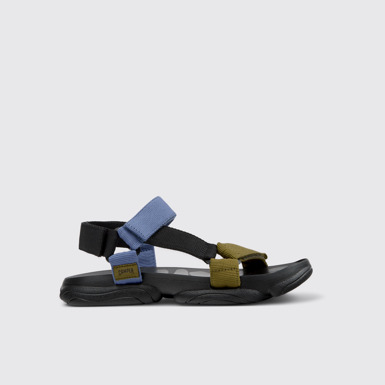 Side view of Karst Sandal Multicolor Recycled PET Sandals for Men.