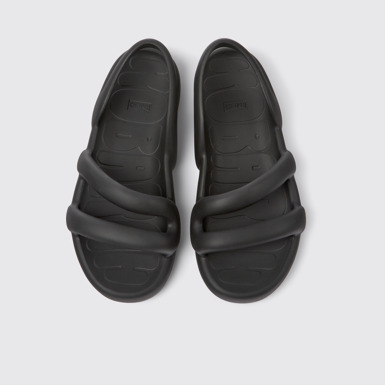 Kobarah Flat Wide Sandale negre EXTRALIGHT pentru bărbați.