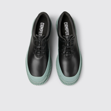 Overhead view of Pix Multicolor Leather Shoes for Women.