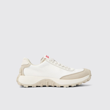 Side view of Drift Trail VIBRAM Multicolor Recycled PET and Nubuck Women's Sneakers.