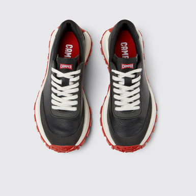 Overhead view of Drift Trail VIBRAM Multicolor Leather and Nubuck Sneakers for Women.