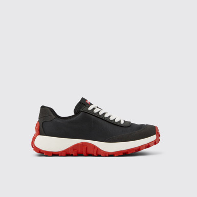 Side view of Drift Trail VIBRAM Multicolor Leather and Nubuck Sneakers for Women.
