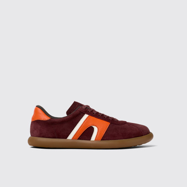 Pelotas Soller Bordeaux nubuck/leren sneaker voor dames