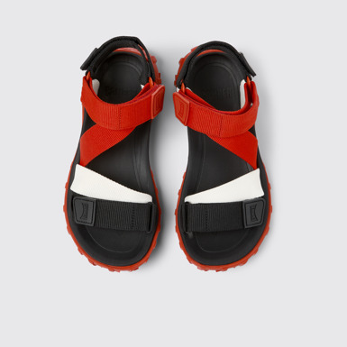 Overhead view of Drift Trail Sandal Multicolor Recycled PET Sandals for Women.