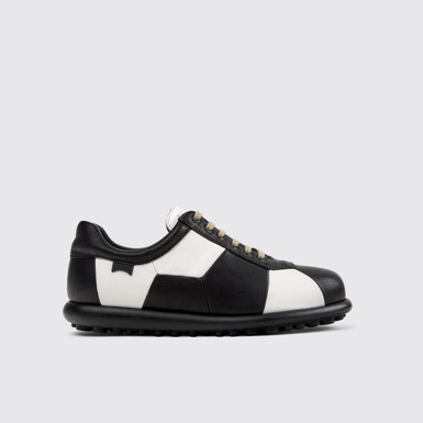 Side view of Twins Multicolor Leather Women's Shoe.