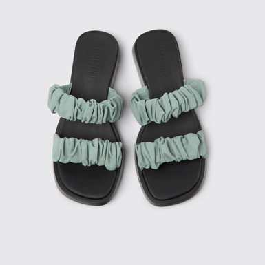 Overhead view of Dana Green Recycled PET Women's Sandal.