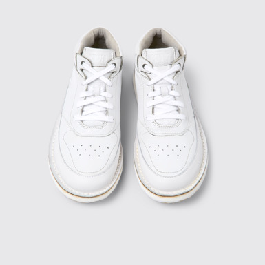 ReCrafted Sneaker da donna in pelle bianca