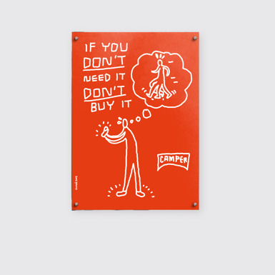 Side view of Limited edition poster 4 If you don't need it don't buy it