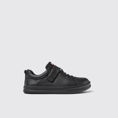 Runner Baskets multicolores en cuir et tissu pour enfant.