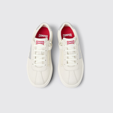 Runner Mehrfarbige Kindersneaker aus Leder.