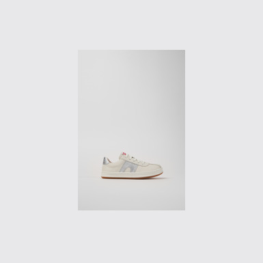 Runner Baskets en cuir multicolore pour enfant.