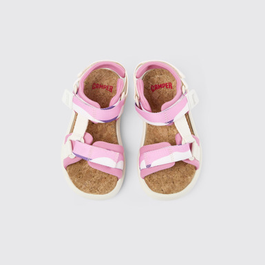 Overhead view of Pelotas Flota Multicolored Textile Sandal