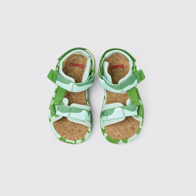 Overhead view of Pelotas Flota Multicolored Textile Sandal