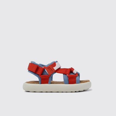 Side view of Pelotas Flota Multicolored Textile Sandal