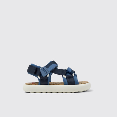 Side view of Pelotas Flota Multicolored Recycled PET Sandals for Kids.