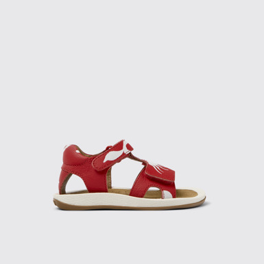 Side view of Twins Multicolored Leather Sandal