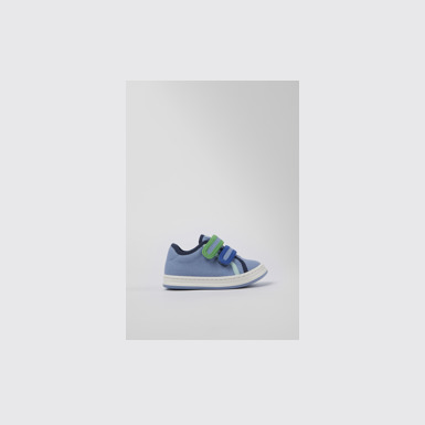 Twins Baskets en textile bleu
