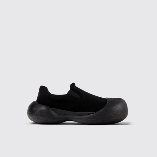 Image of Side view of Caramba Black TENCEL® Lyocell Loafers