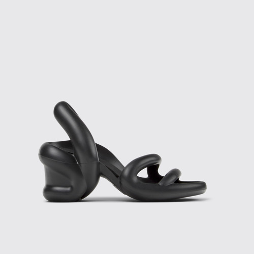 Image of Side view of Kobarah Black XL EXTRALIGHT® Women's Sandals.