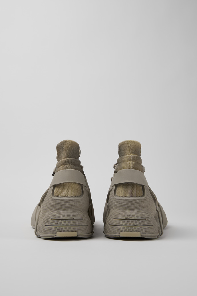 Back view of Tossu x CONCEPT(K) Stone Gray Sneakers