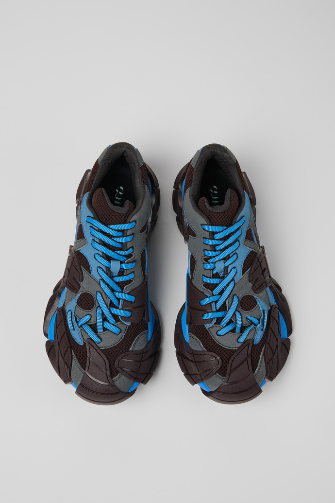 Tormenta Baskets en textile bleu et gris