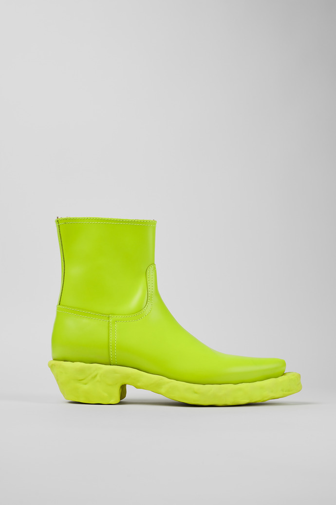 Venga Stivaletto con zip in pelle verde