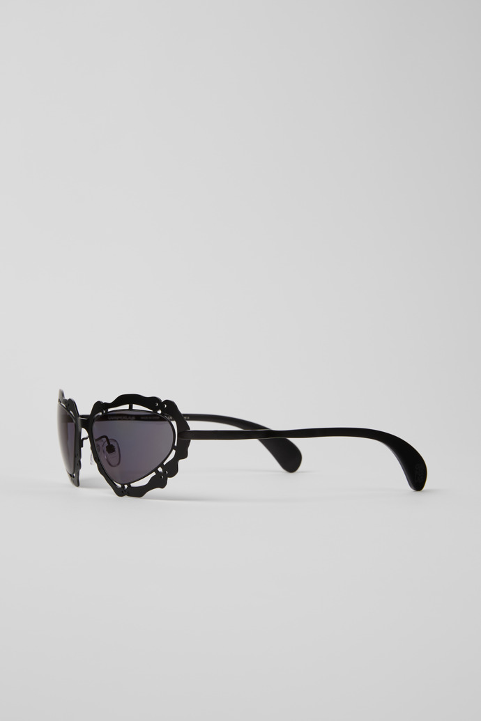 Front view of NOPEA  Sunglasses Black Matte NOPEA Metal Sunglasses