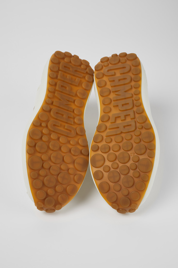 The soles of Pelotas Athens Multicolor Recycled PET Sneakers for Men.