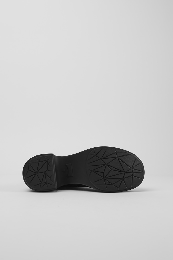 The soles of Thelma TENCEL® Black TENCEL® Lyocell boots for women