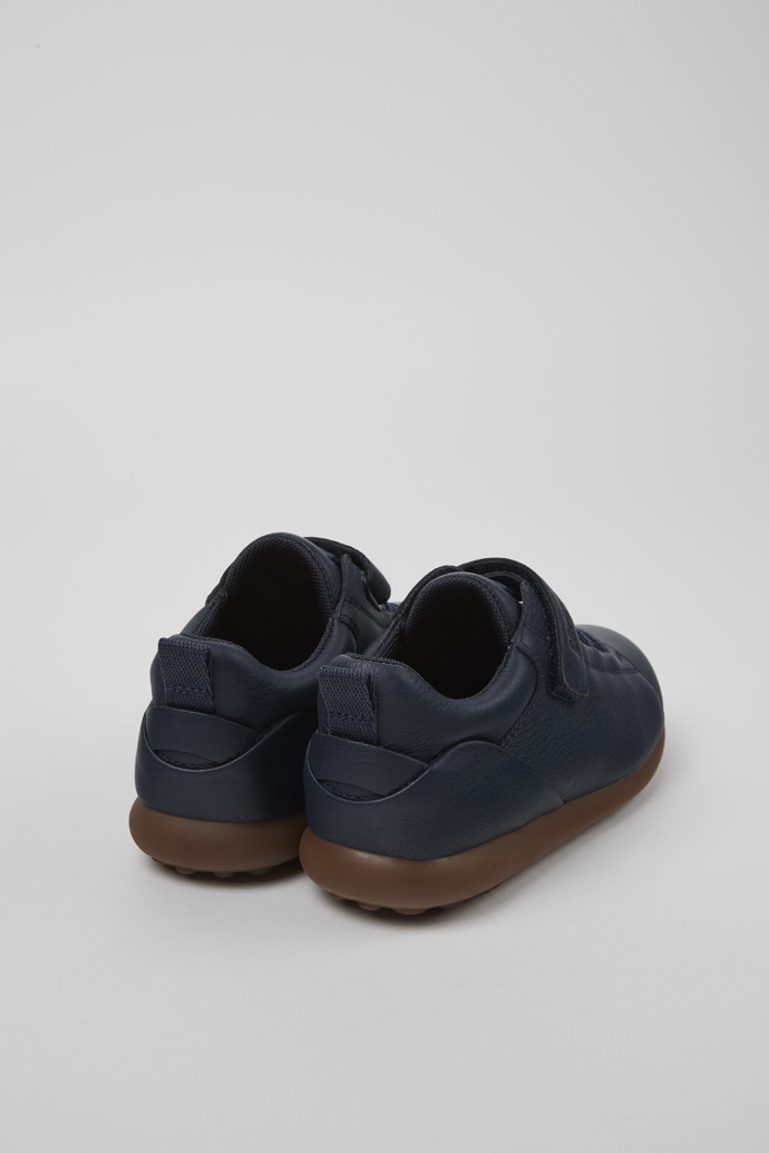 Pelotas Scarpe blu navy in pelle e tessuto per bambini