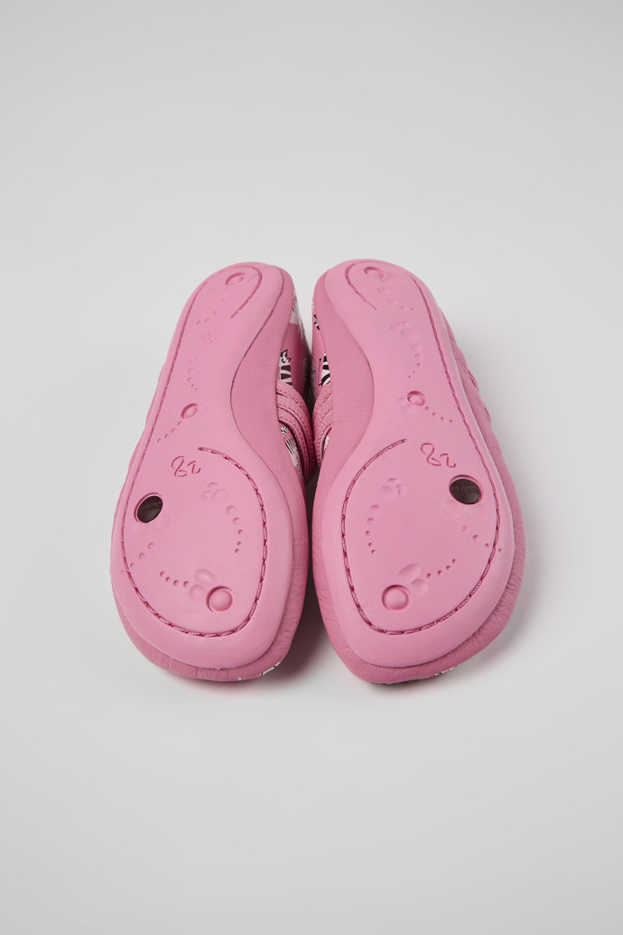 Twins Balerinas rosas de piel para niños