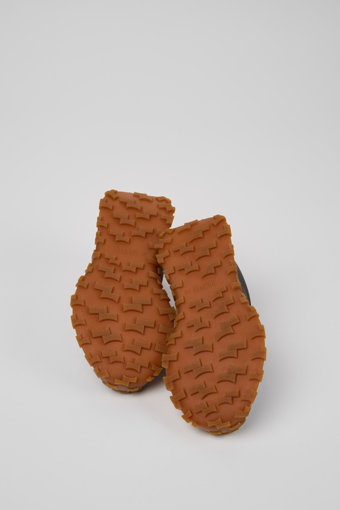 The soles of Drift Trail Multicolor Leather and Nubuck Sneakers for Kids.