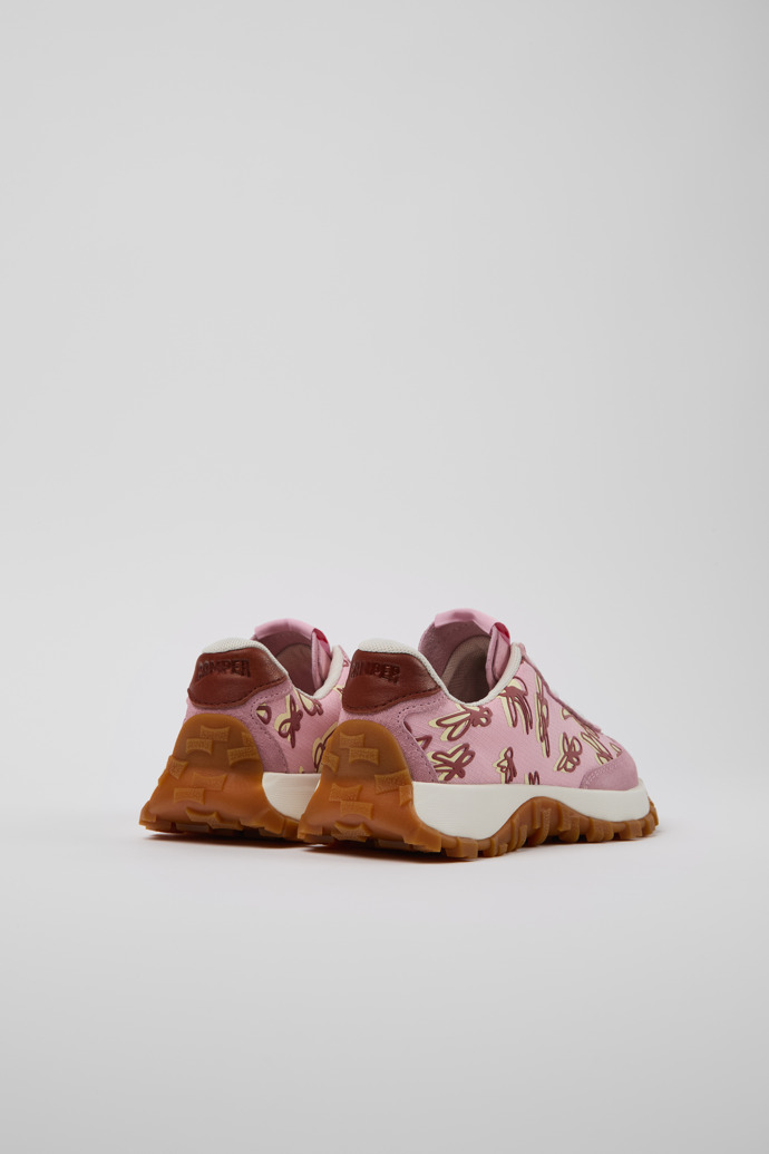 Drif Trail Multicolor Recycled PET and Nubuck Sneakers for Kids.