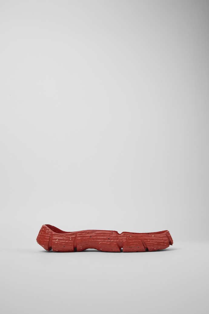 Side view of ROKU Outsoles Red outsoles (x2) for your right and left shoes.