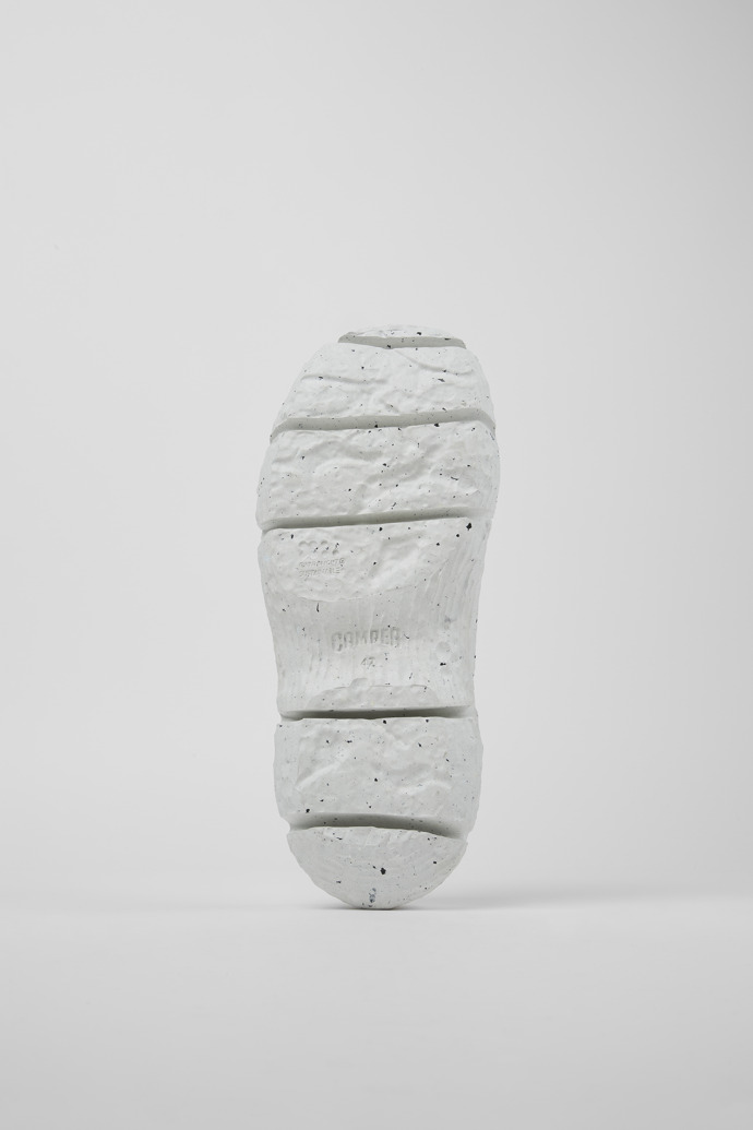 Overhead view of ROKU Outsoles White outsoles (x2) for your right and left shoes.