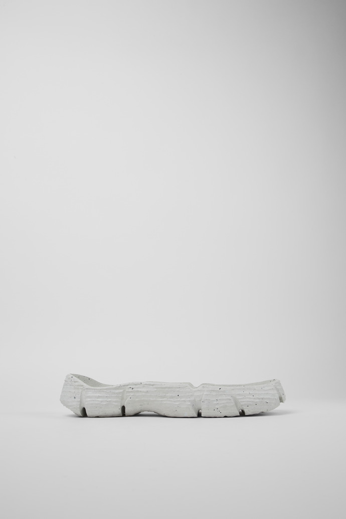 Side view of ROKU Outsoles White outsoles (x2) for your right and left shoes.